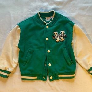 Zara kids, varsity bomber jacket used size 4-5 years